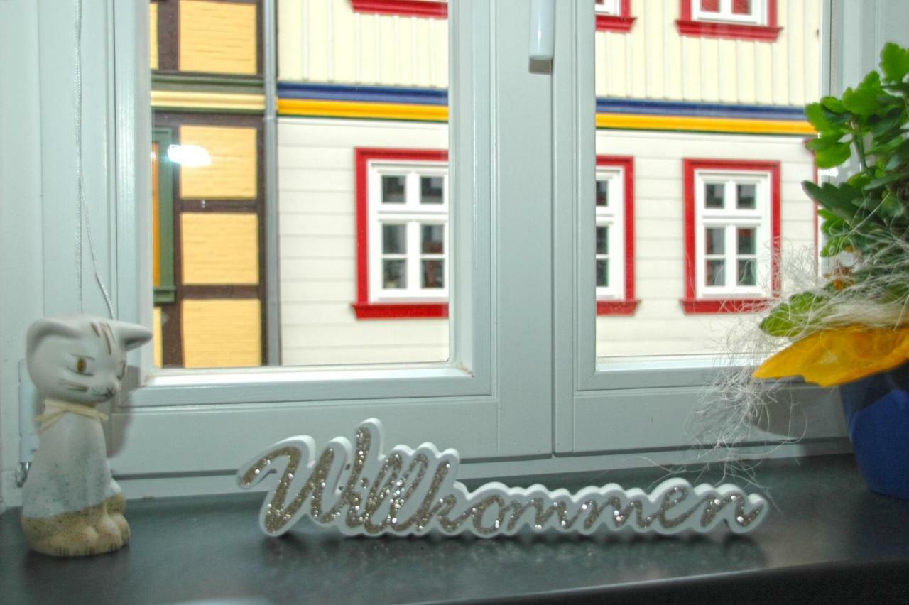 Ferienwohnung Graul ヴェルニゲローデ エクステリア 写真